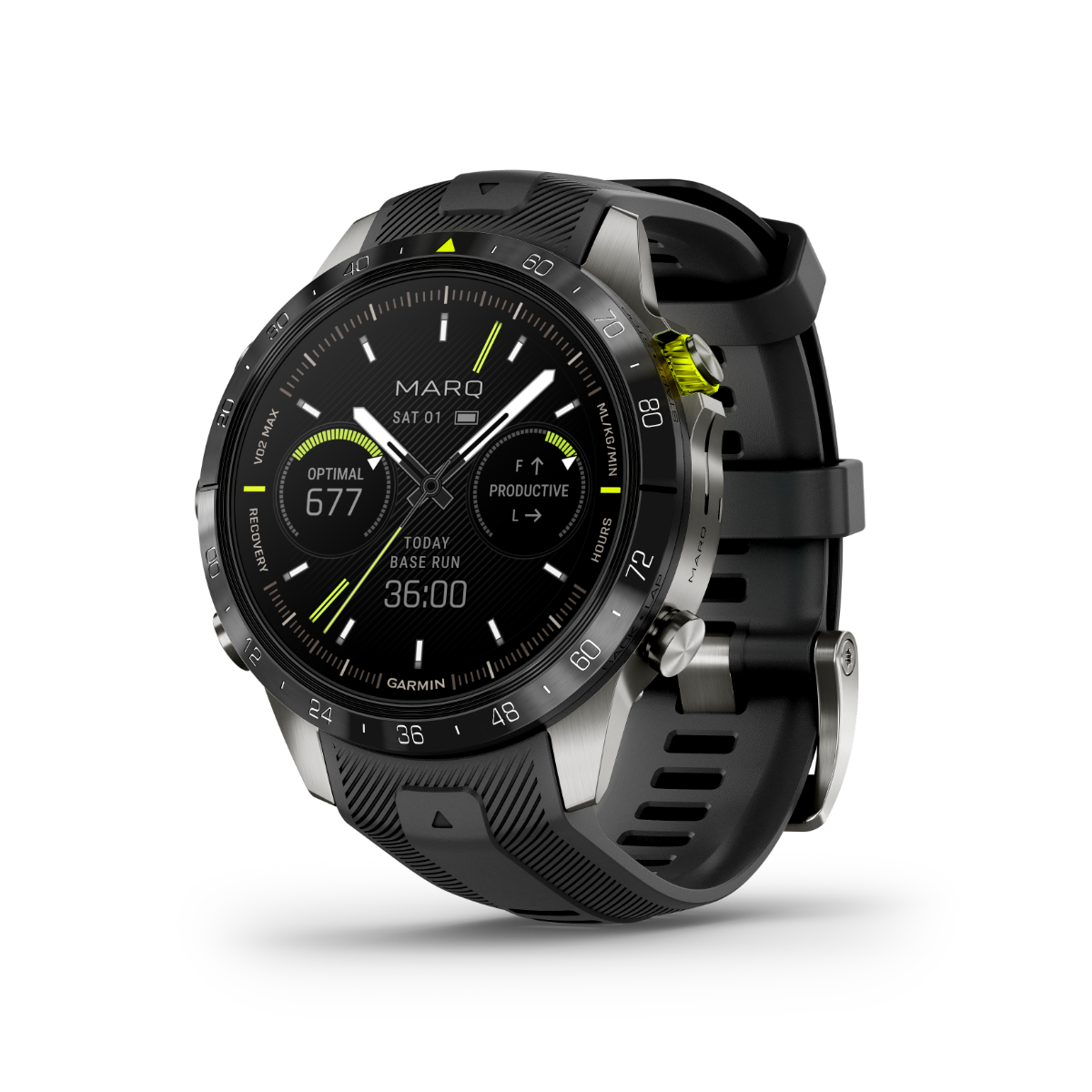 Garmin MARQ Athlete (Gen 2), montre connectée GPS de luxe pour hommes (010-02648-40)