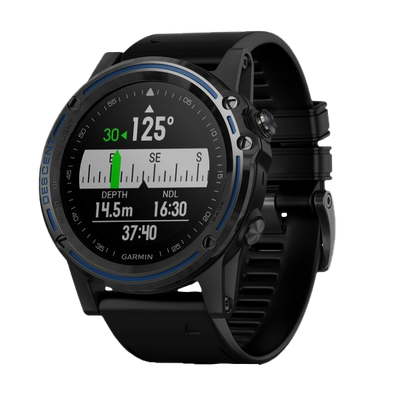 Garmin Descent MK1, saphir gris avec bracelet noir, montre intelligente marine pour plongeurs (010-01760-02)