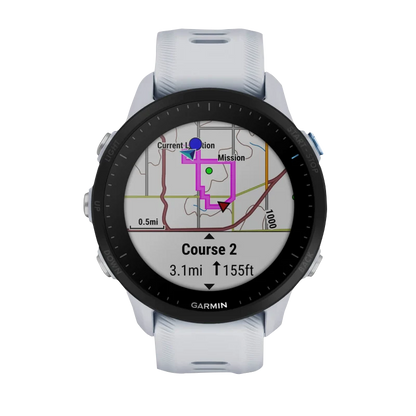 Garmin Forerunner 955, Whitestone (Garmin Certified Refurbished)