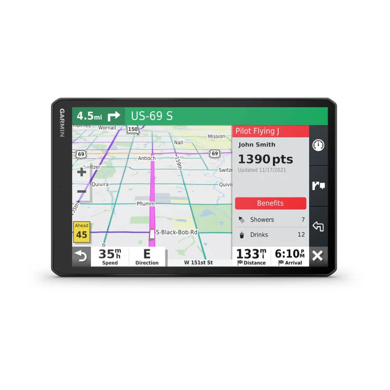 Navigateur GPS pour camion Garmin Dezl OTR1000 10" (remis à neuf certifié Garmin)