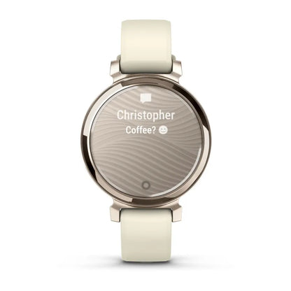 Garmin Lily 2 Cream Gold with Coconut Silicone Band (010-02839-00)