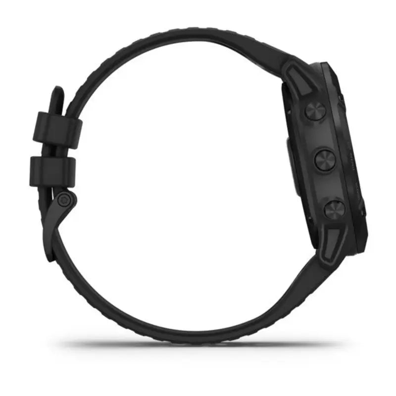 Garmin Fēnix 6X Pro et Sapphire Editions Pro Black avec bracelet noir (reconditionné certifié Garmin)