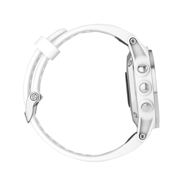 Garmin Fenix ​​5S Plus Sapphire White avec bracelet blanc Carrara (010-01987-00)