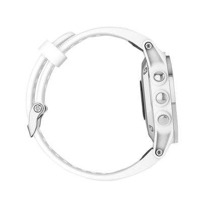 Garmin Fenix ​​5S Plus Sapphire White avec bracelet blanc Carrara (010-01987-00)