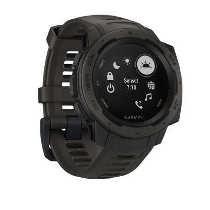 Garmin Instinct Graphite GPS Watch (010-02064-00)