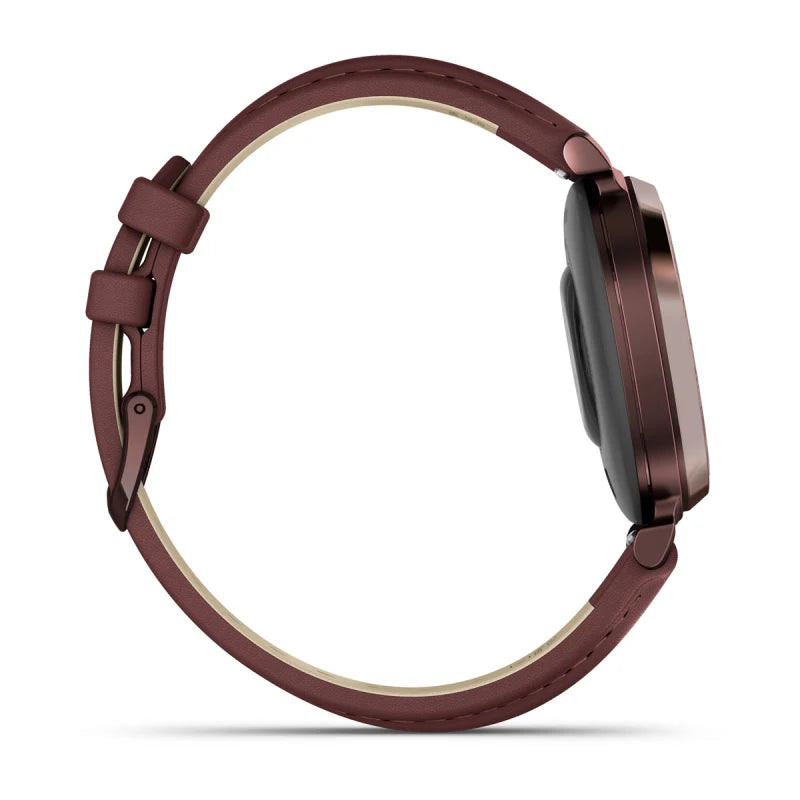 Garmin Lily 2 Classic Dark Bronze with Mulberry Leather Band (010-02839-03)