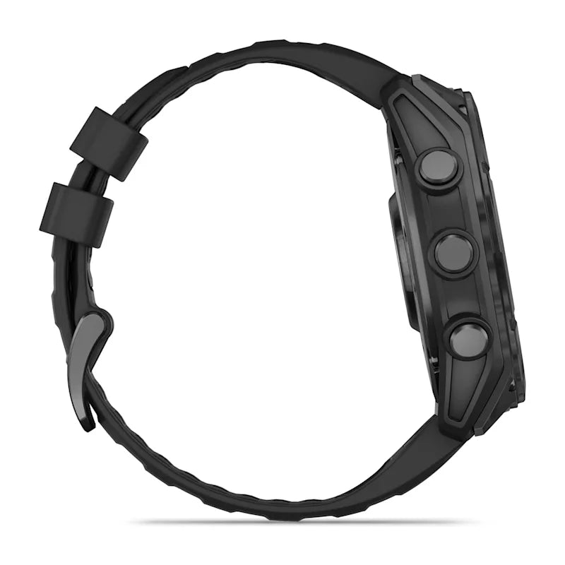 Garmin Fenix 8, 51 mm AMOLED, Slate Gray with Black Silicone Band (010-02905-00)