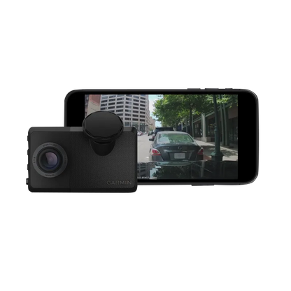 Garmin Dash Cam Live 1440p Caméra de tableau de bord LTE toujours connectée avec champ de vision de 140 degrés (010-02619-00)