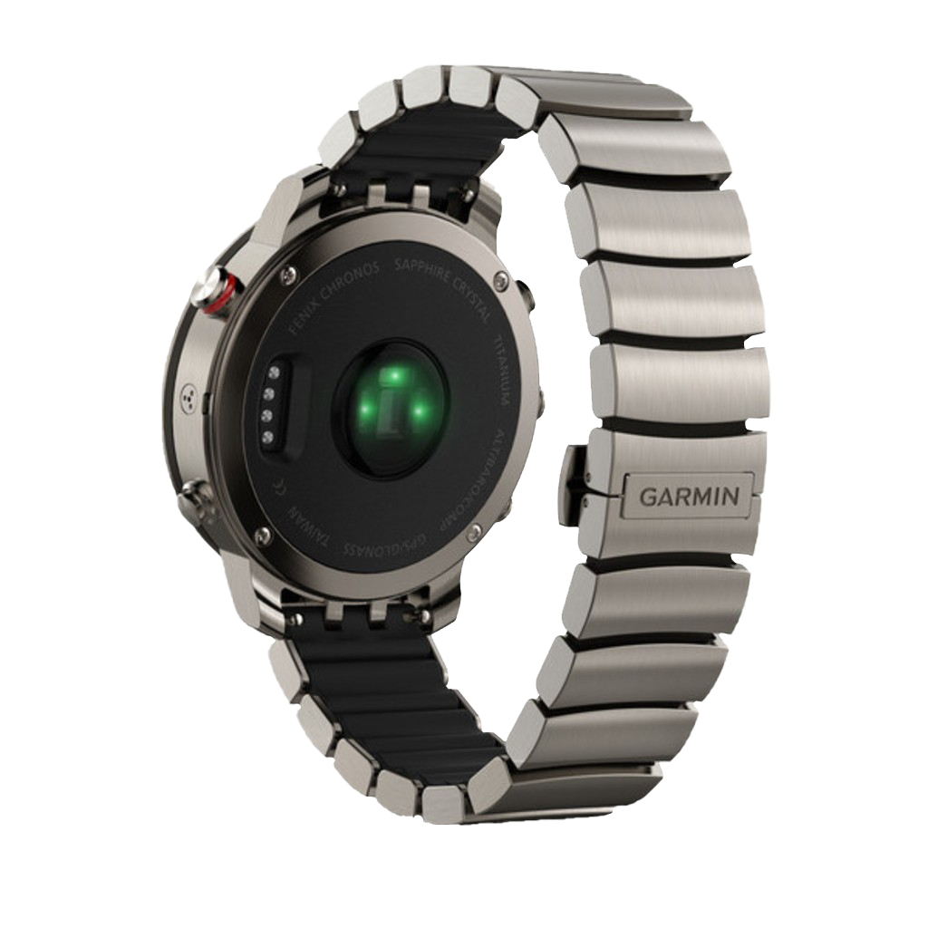 Garmin Fenix ​​Chronos avec bracelet hybride en titane (010-01957-01)