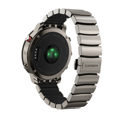 Garmin Fenix ​​Chronos avec bracelet hybride en titane (010-01957-01)