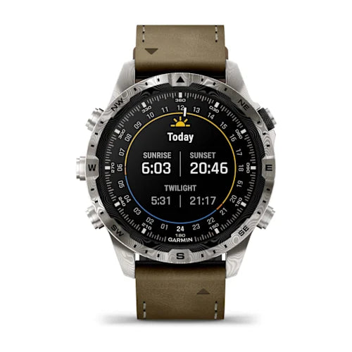 Garmin MARQ Adventurer (Gen 2), Damascus Steel Edition Modern Tool Watch (010-03393-30)