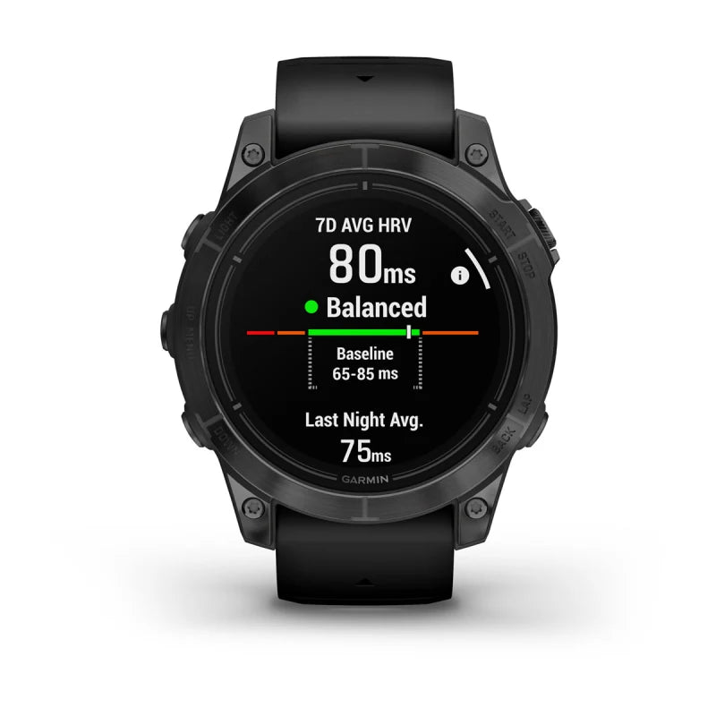 Garmin Epix Pro (Gen 2), 47 mm Standard Edition Slate Gray with Black Band (010-02803-00)