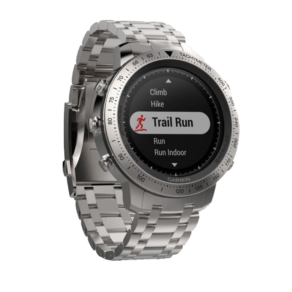 Garmin Fenix ​​Chronos avec bracelet en acier inoxydable (010-01957-02)