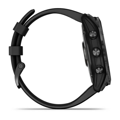 Garmin Fēnix 7X, édition solaire Gris ardoise avec bracelet noir (reconditionné certifié Garmin) 