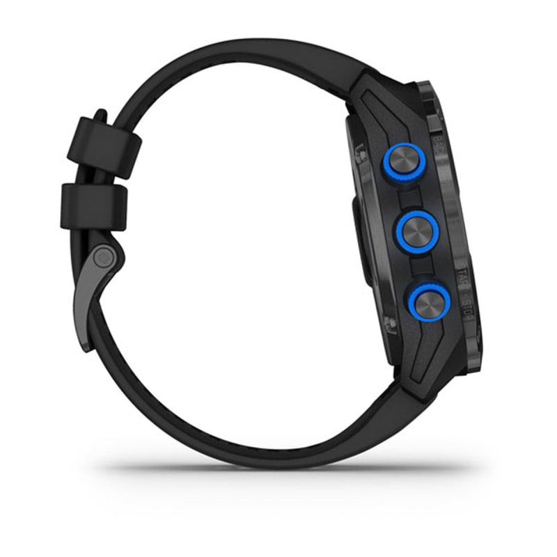 Garmin Descent Mk2i Titanium Carbon Gray DLC avec bracelet noir (remis à neuf certifié Garmin)