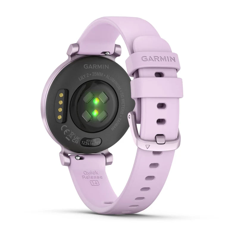 Garmin Lily 2 Metallic Lilac with Lilac Silicone Band (010-02839-01)