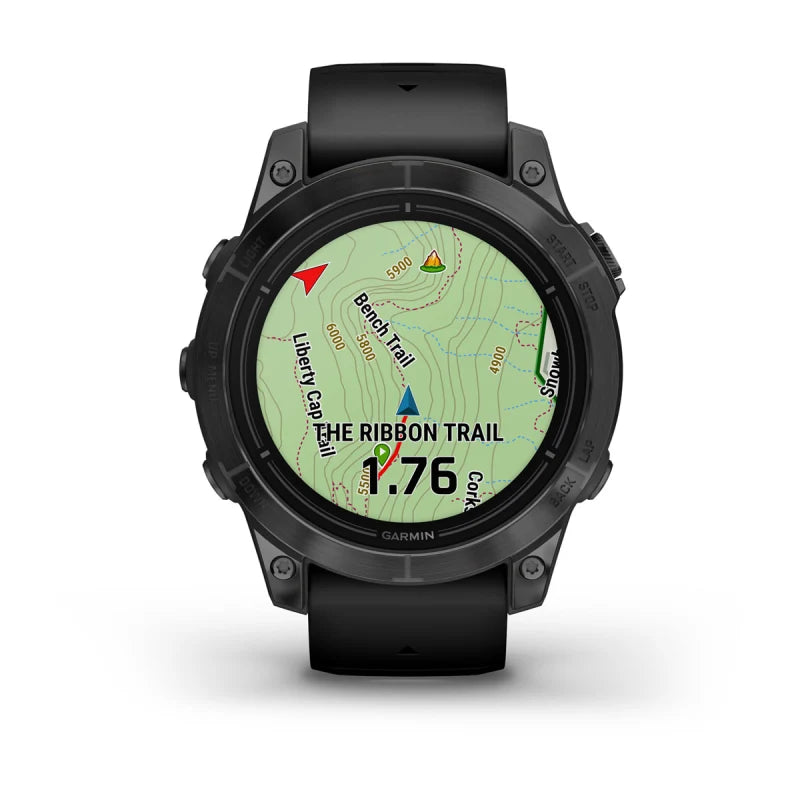 Garmin Epix Pro (Gen 2), 47 mm Standard Edition Slate Gray with Black Band (010-02803-00)