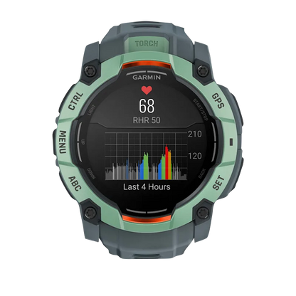 Garmin Instinct 3 AMOLED, (50mm) Neo Tropic with Twilight Band (010-03020-01)