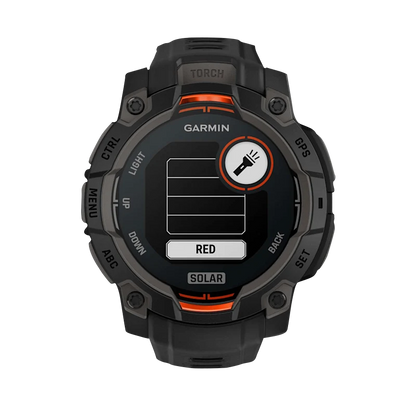 Garmin Instinct 3 Solar, (45mm) Black with Black Band (010-02934-00)