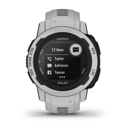 Garmin Instinct 2S Solar, Mist Gray (Garmin Certified Refurbished)