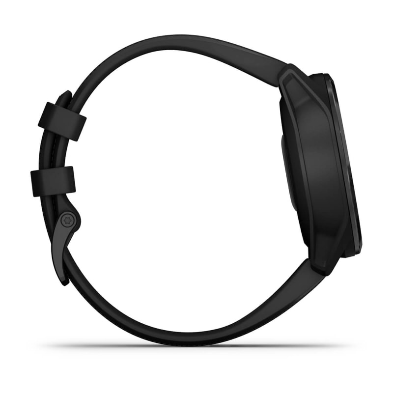 Garmin Approach S62 Lunette en céramique noire avec bracelet en silicone noir (remis à neuf certifié Garmin)