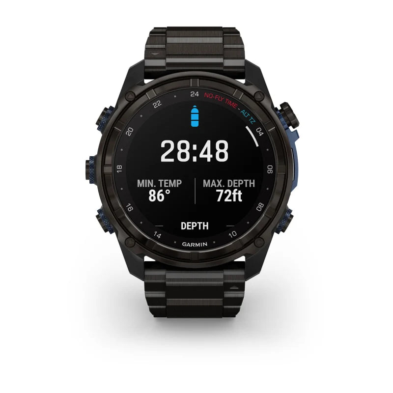 Garmin Descent Mk3i, 51 mm Carbon Gray DLC Titanium with DLC Titanium Band (010-02752-13)