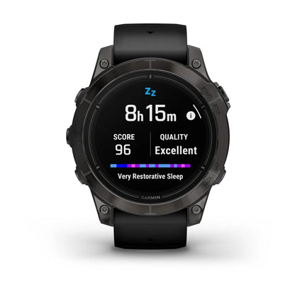 Garmin Epix Pro (Gen 2), 47 mm Sapphire Edition Carbon Gray DLC Titanium with Black Band (010-02803-10)