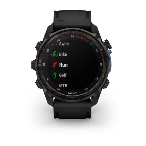 Garmin Descent Mk3i, 51 mm Carbon Gray DLC Titanium with Black Silicone Band (010-02752-10)