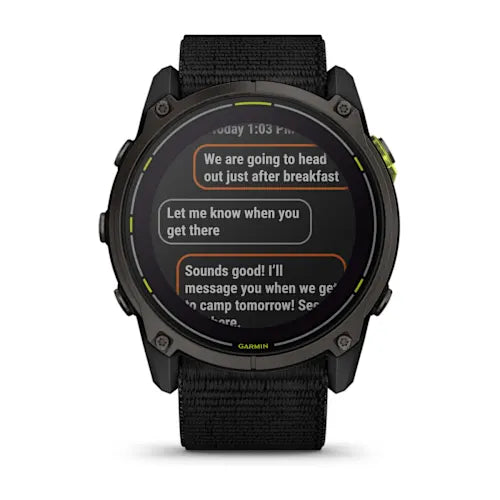 Garmin Enduro 3 Black, Ultraperformance GPS Smartwatch with Navigation, Activity, and Health Features (010-02751-00)