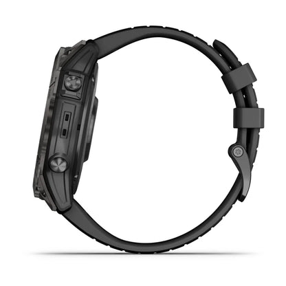 Garmin Epix Pro (Gen 2), 51 mm Sapphire Edition Carbon Gray DLC Titanium with Black Band (010-02804-00)