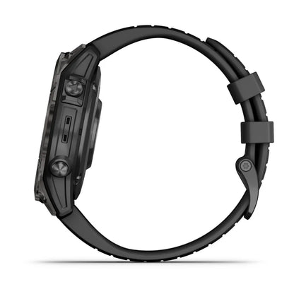 Garmin Epix Pro (Gen 2), 47 mm Sapphire Edition Carbon Gray DLC Titanium with Black Band (010-02803-10)