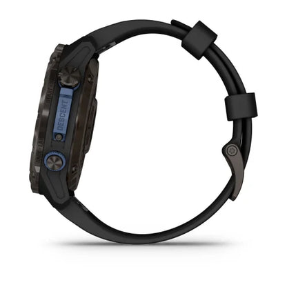 Garmin Descent Mk3i, 51 mm Carbon Gray DLC Titanium with Black Silicone Band (010-02752-10)