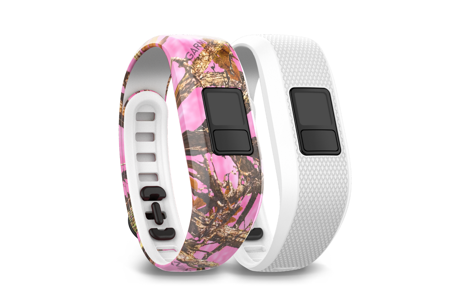 Bracelets Garmin rose camouflage et blanc (010-12452-32)