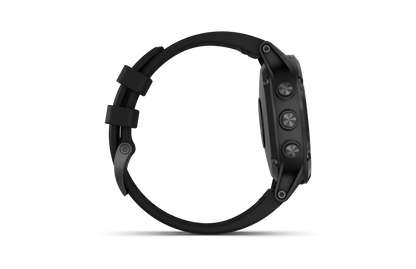 Garmin Fenix ​​5 Plus Sapphire Black avec bracelet noir (010-01988-00)