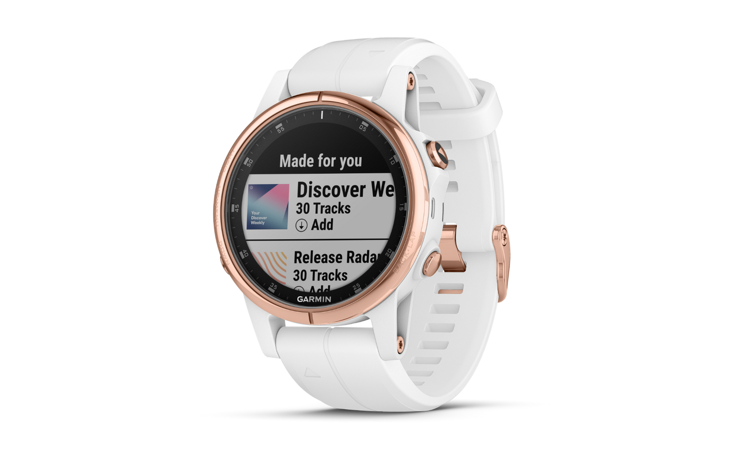 Garmin Fenix 5s Plus Rose/ White Refurbished (010-N1987-06)