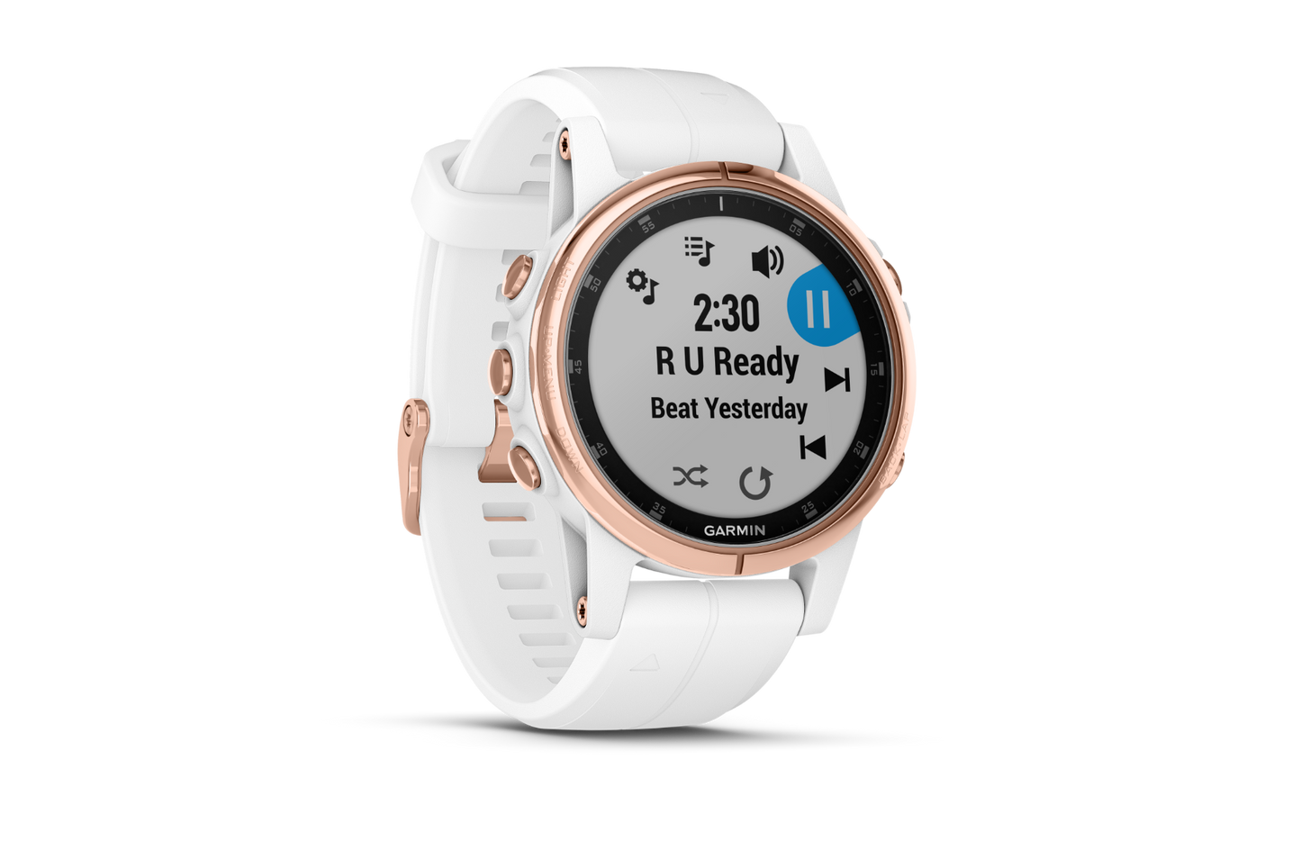 Garmin Fenix 5s Plus Rose/ White Refurbished (010-N1987-06)