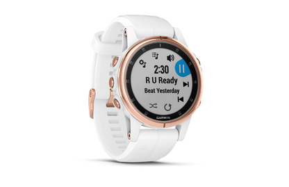 Garmin Fenix 5s Plus Rose/ White Refurbished (010-N1987-06)