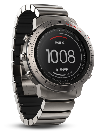 Garmin Fenix ​​Chronos avec bracelet hybride en titane (010-01957-01)