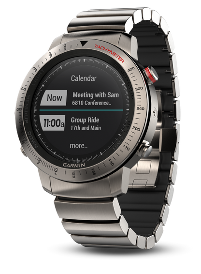 Garmin Fenix ​​Chronos avec bracelet hybride en titane (010-01957-01)