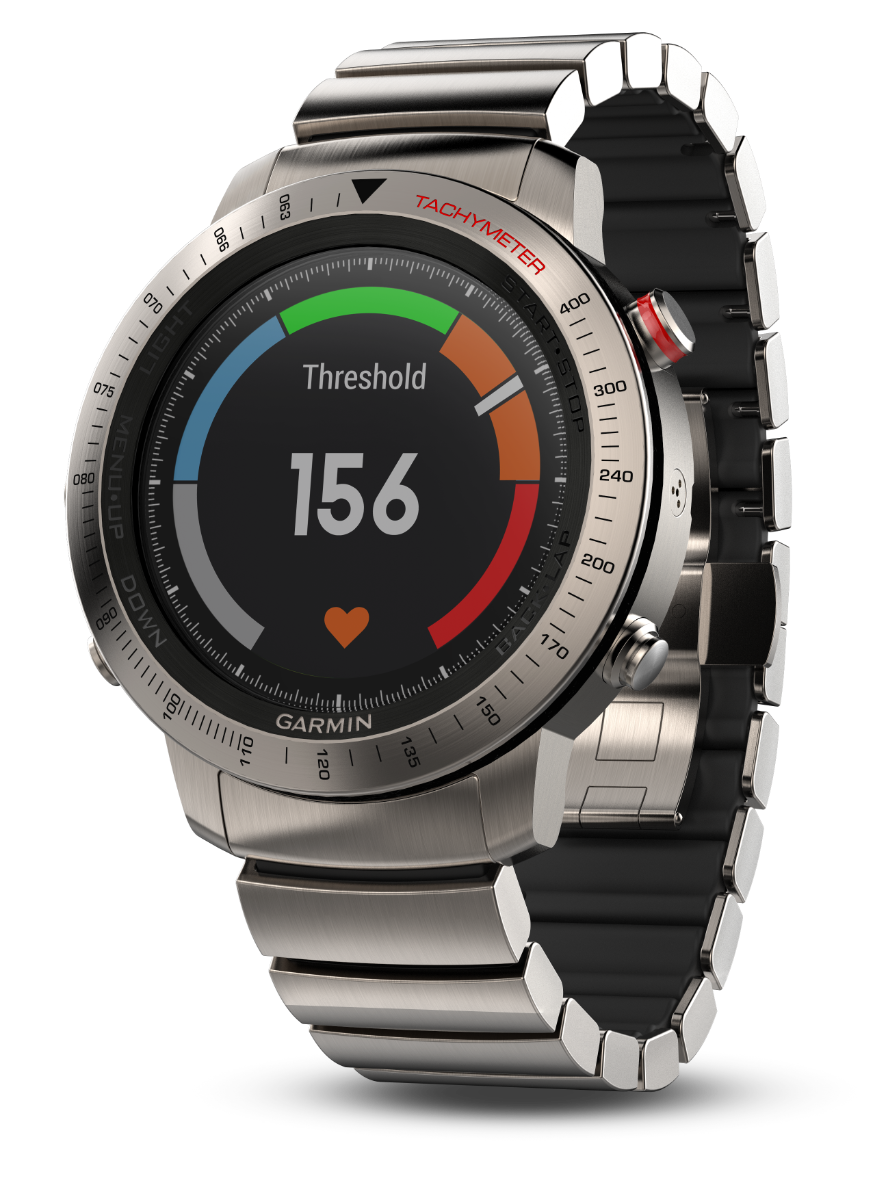 Garmin Fenix ​​Chronos avec bracelet hybride en titane (010-01957-01)