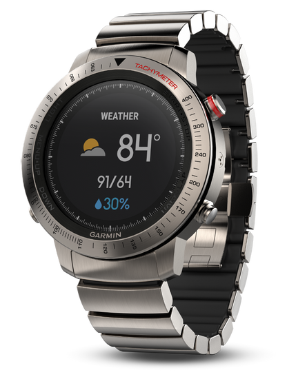 Garmin Fenix ​​Chronos avec bracelet hybride en titane (010-01957-01)