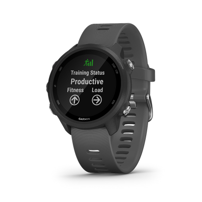 Garmin Forerunner 245, Slate, montre connectée GPS de fitness haut de gamme pour coureurs (010-02120-00)