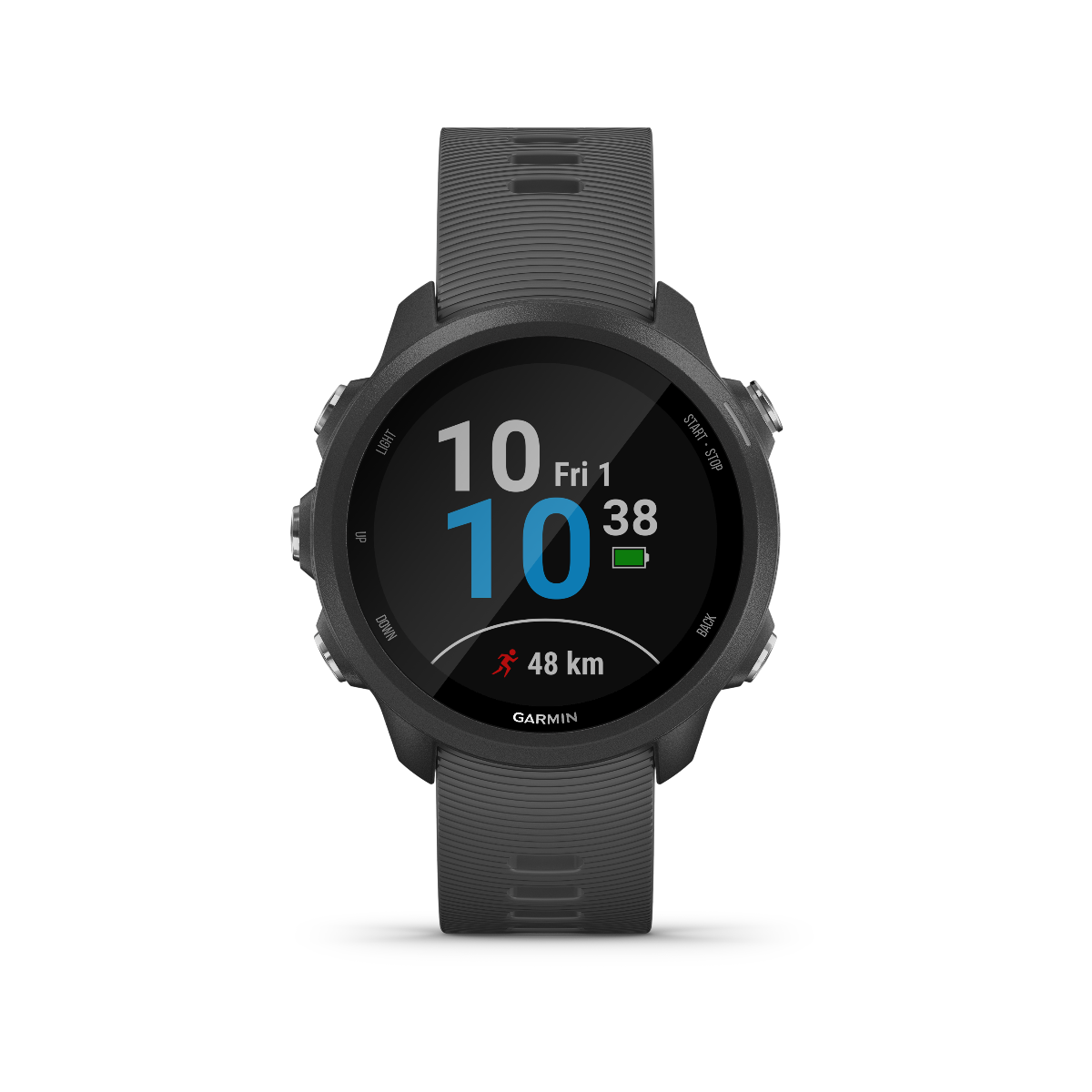 Garmin Forerunner 245, Slate, montre connectée GPS de fitness haut de gamme pour coureurs (010-02120-00)