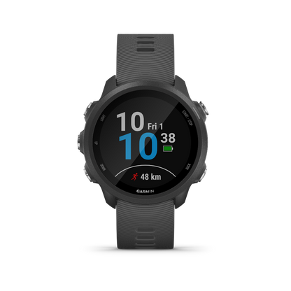 Garmin Forerunner 245, Slate, montre connectée GPS de fitness haut de gamme pour coureurs (010-02120-00)