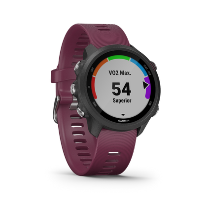 Garmin Forerunner 245, Berry, montre connectée GPS de fitness haut de gamme pour coureurs (010-02120-01)