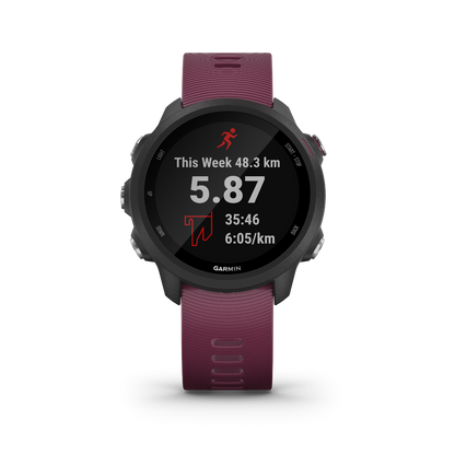 Garmin Forerunner 245, Berry, montre connectée GPS de fitness haut de gamme pour coureurs (010-02120-01)