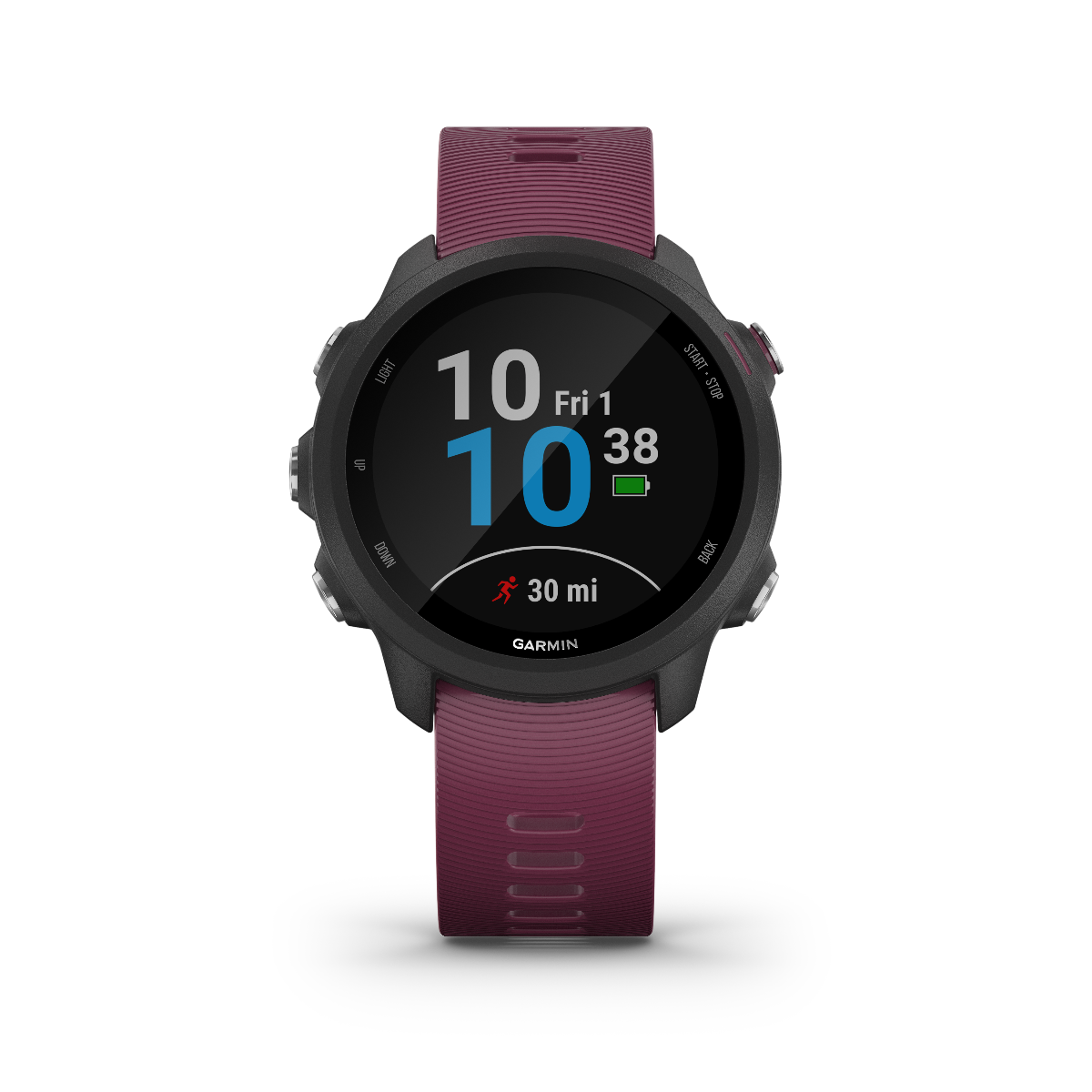 Garmin Forerunner 245, Berry, montre connectée GPS de fitness haut de gamme pour coureurs (010-02120-01)