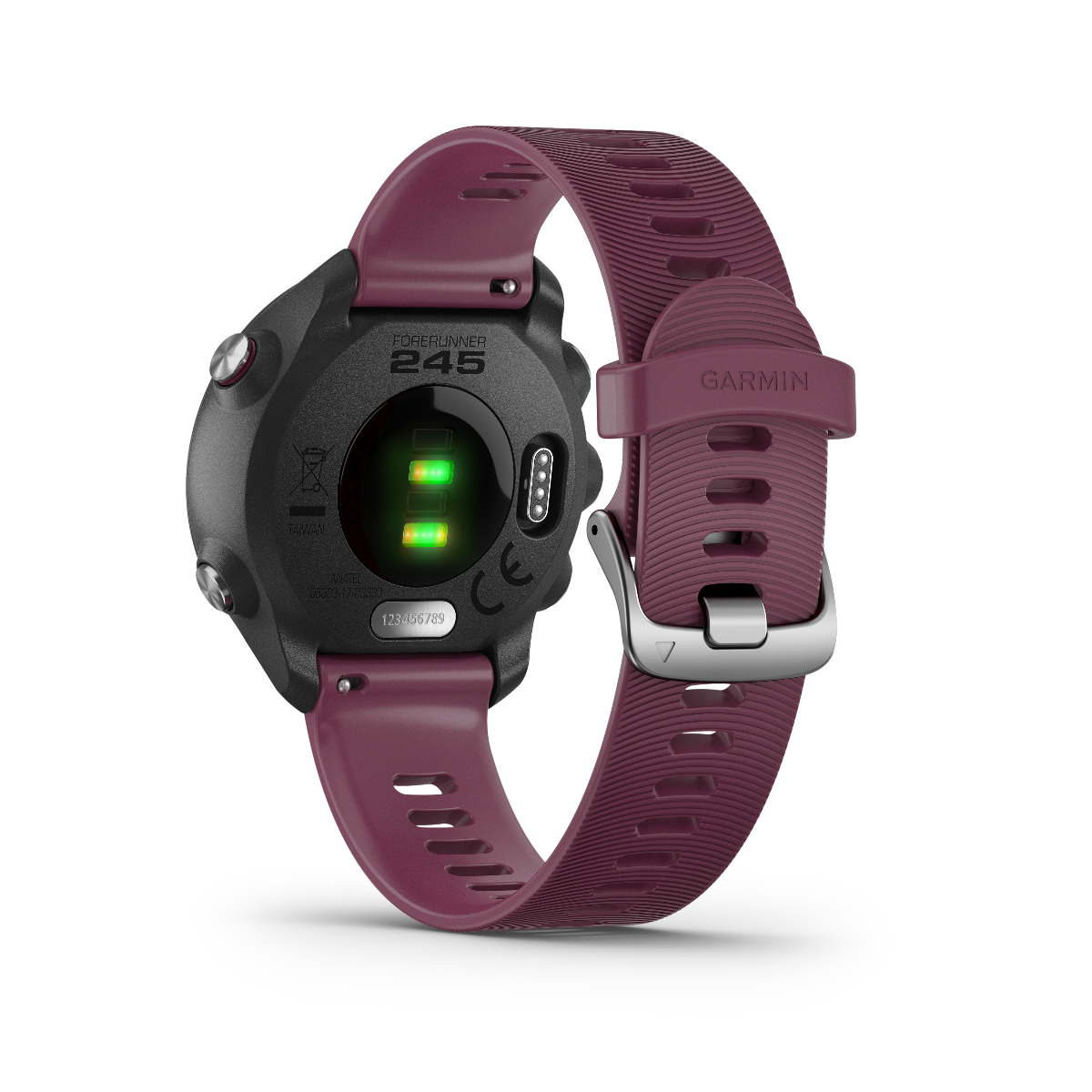 Garmin Forerunner 245, Berry, montre connectée GPS de fitness haut de gamme pour coureurs (010-02120-01)