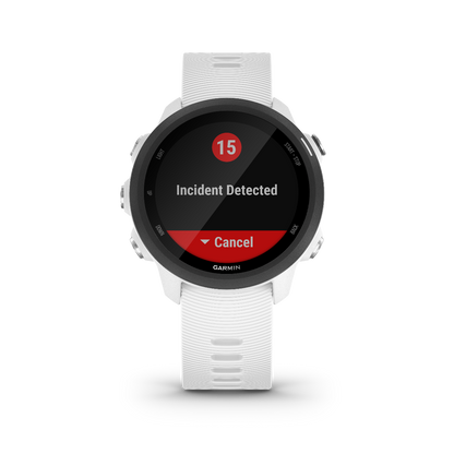 Garmin Forerunner 245 Music, blanc, montre connectée GPS de fitness haut de gamme pour coureurs (010-02120-21)