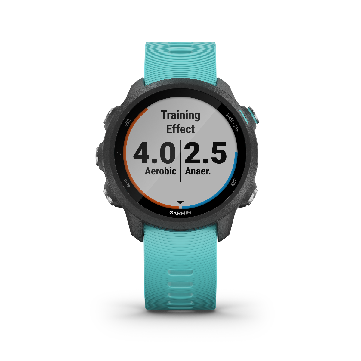 Garmin Forerunner 245 Music, Aqua, montre connectée GPS de fitness haut de gamme pour coureurs (010-02120-22)